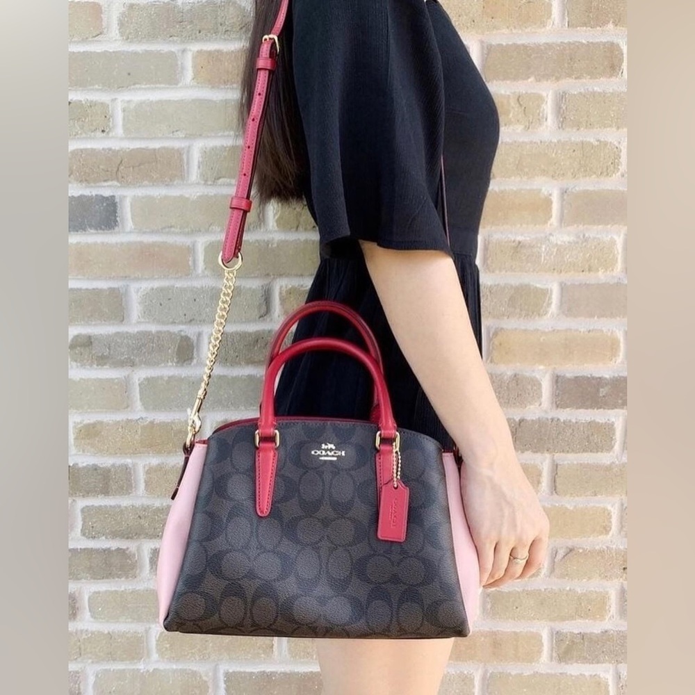 COACH Mini Sage Caryall Shoulder Bag/Crossbody Bag - Picture 8 of 9